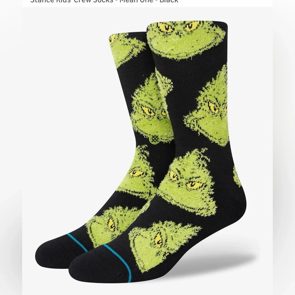 Stance Mean One Grinch Crew Socks